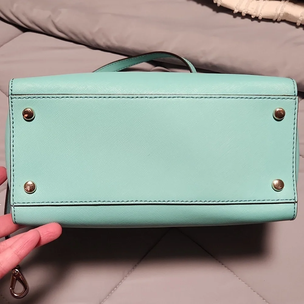 Kate Spade Mint Leather Tote Bag
